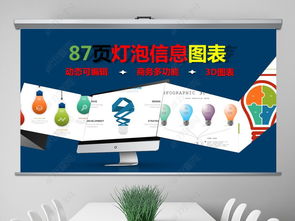 灯型信息图型图表模板下载与信息咨询服务详解